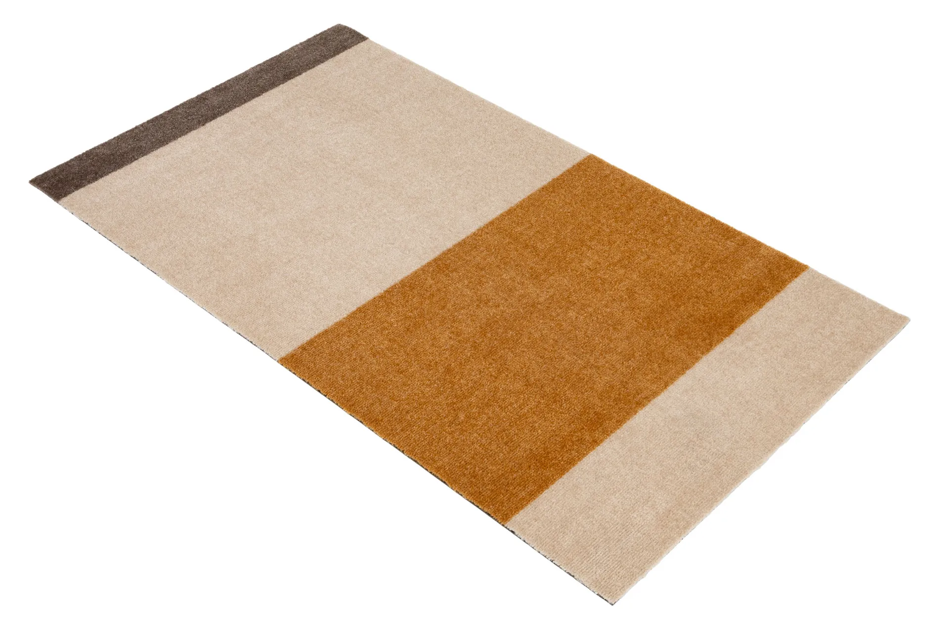 Stripes Alfombra horizontal, Ivory-dijon-brown, 67x120 cm tica copenhagen