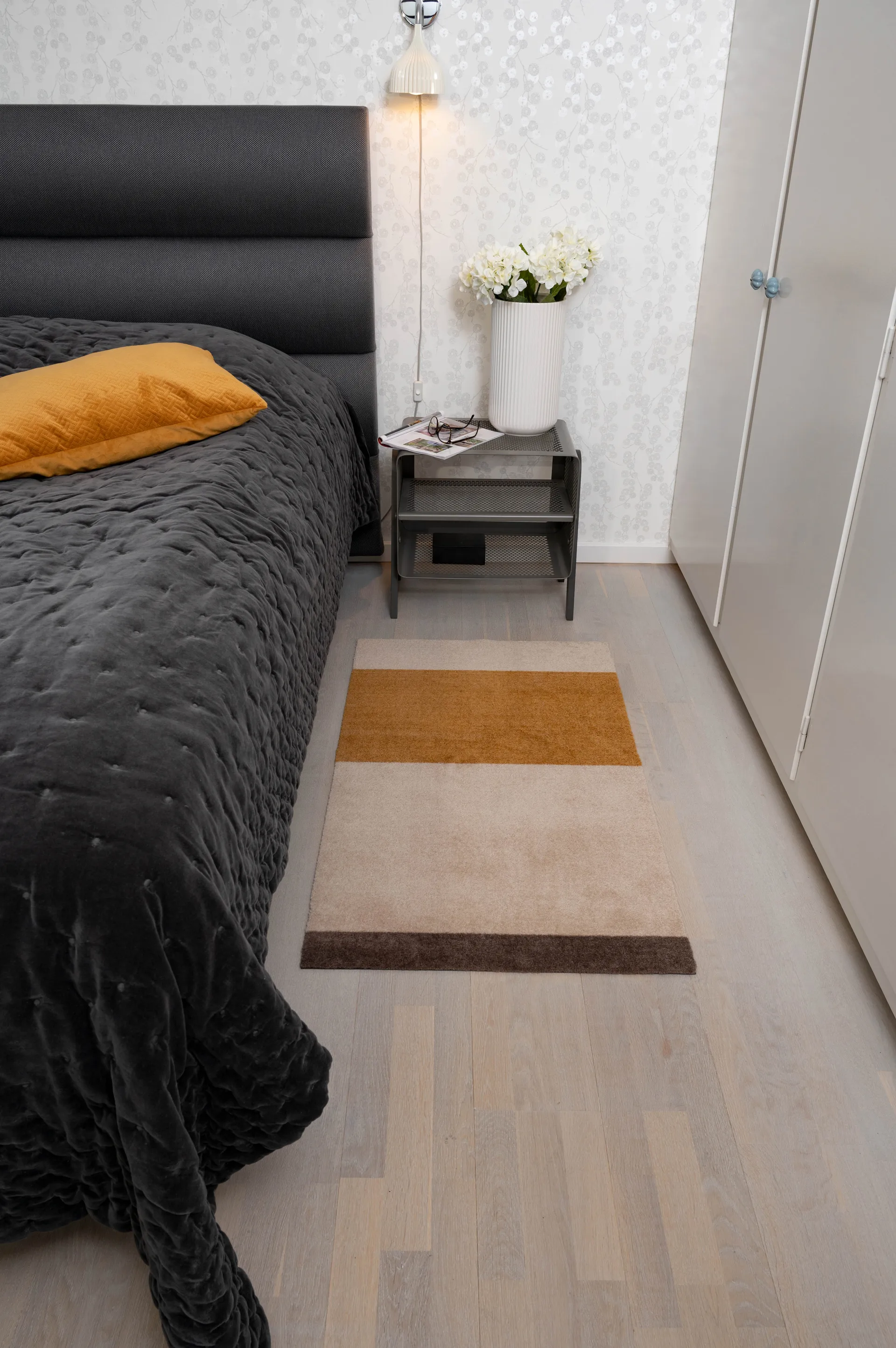 Stripes Alfombra horizontal, Ivory-dijon-brown, 67x120 cm tica copenhagen