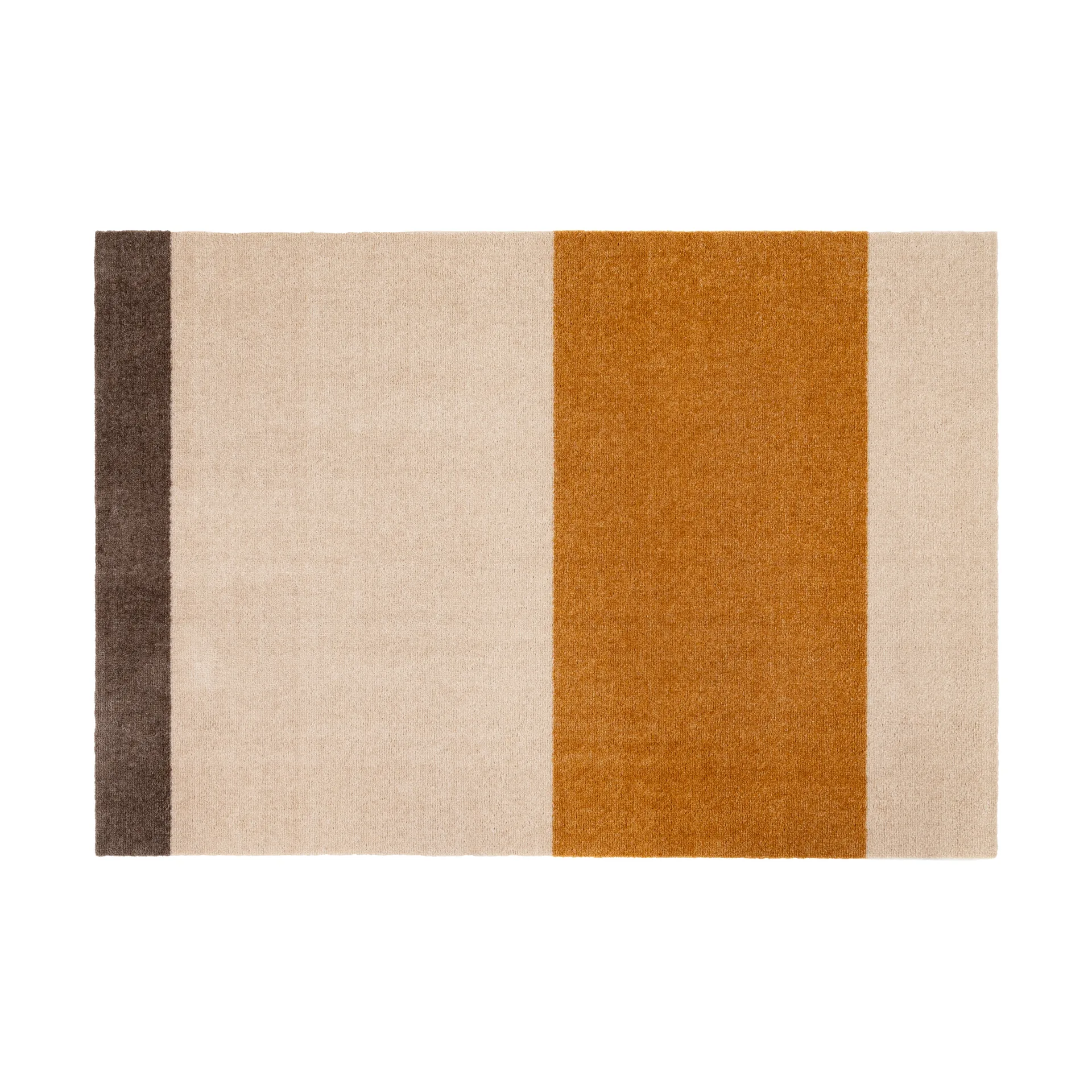 Stripes Alfombra horizontal, Ivory-dijon-brown, 90x130 cm tica copenhagen