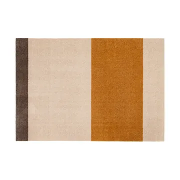 Stripes Alfombra horizontal - Ivory-dijon-brown, 90x130 cm - tica copenhagen