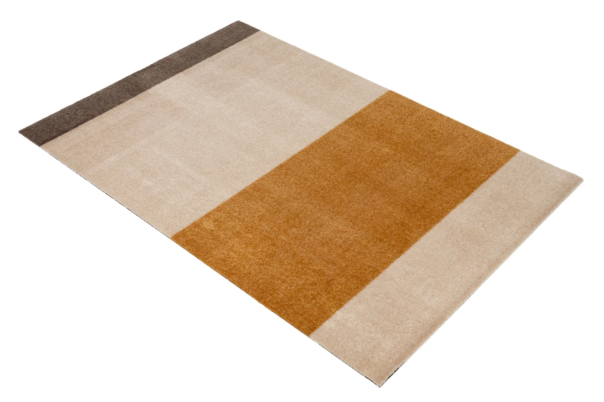 Stripes Alfombra horizontal, Ivory-dijon-brown, 90x130 cm tica copenhagen