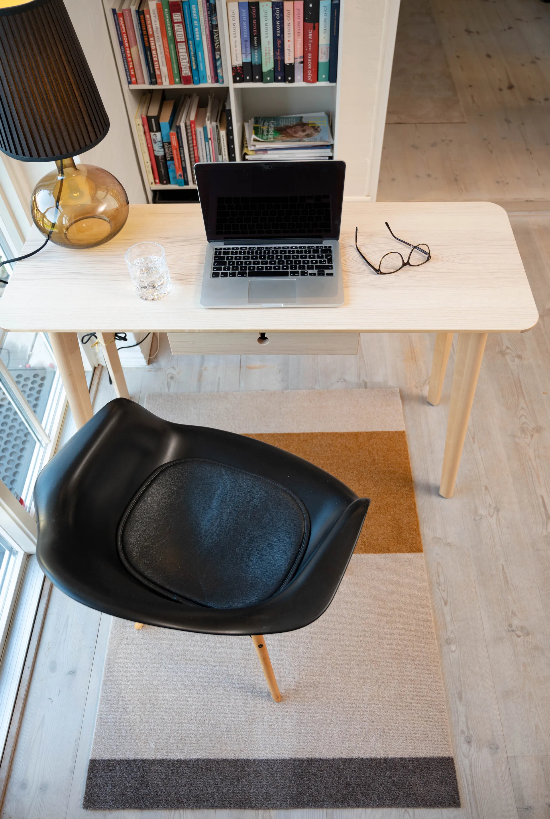 Stripes Alfombra horizontal, Ivory-dijon-brown, 90x130 cm tica copenhagen