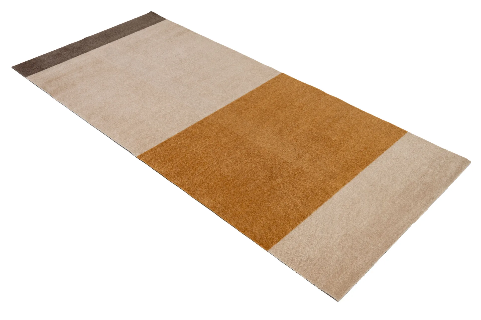 Stripes Alfombra horizontal, Ivory-dijon-brown, 90x200 cm tica copenhagen