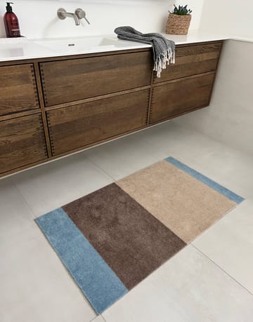 Stripes Alfombra horizontal - Ivory-sand-blue, 67x120 cm - tica copenhagen
