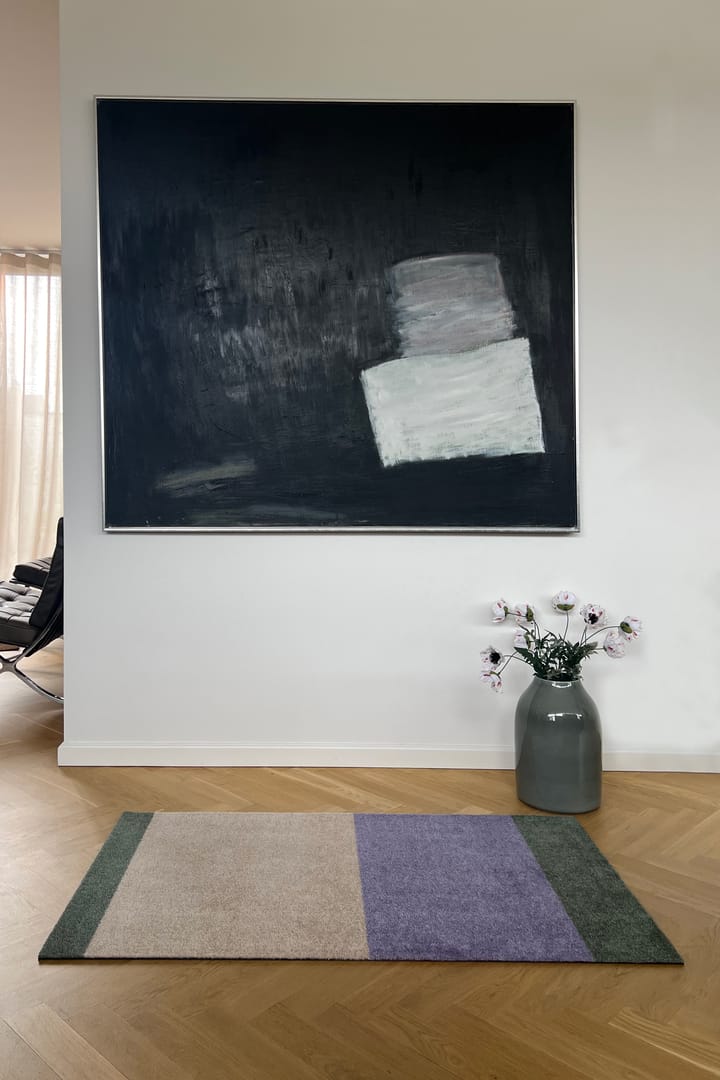 Stripes Alfombra horizontal, Lilac-ivory-green, 67x120 cm tica copenhagen
