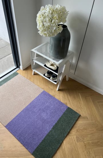 Stripes Alfombra horizontal - Lilac-ivory-green, 67x120 cm - tica copenhagen