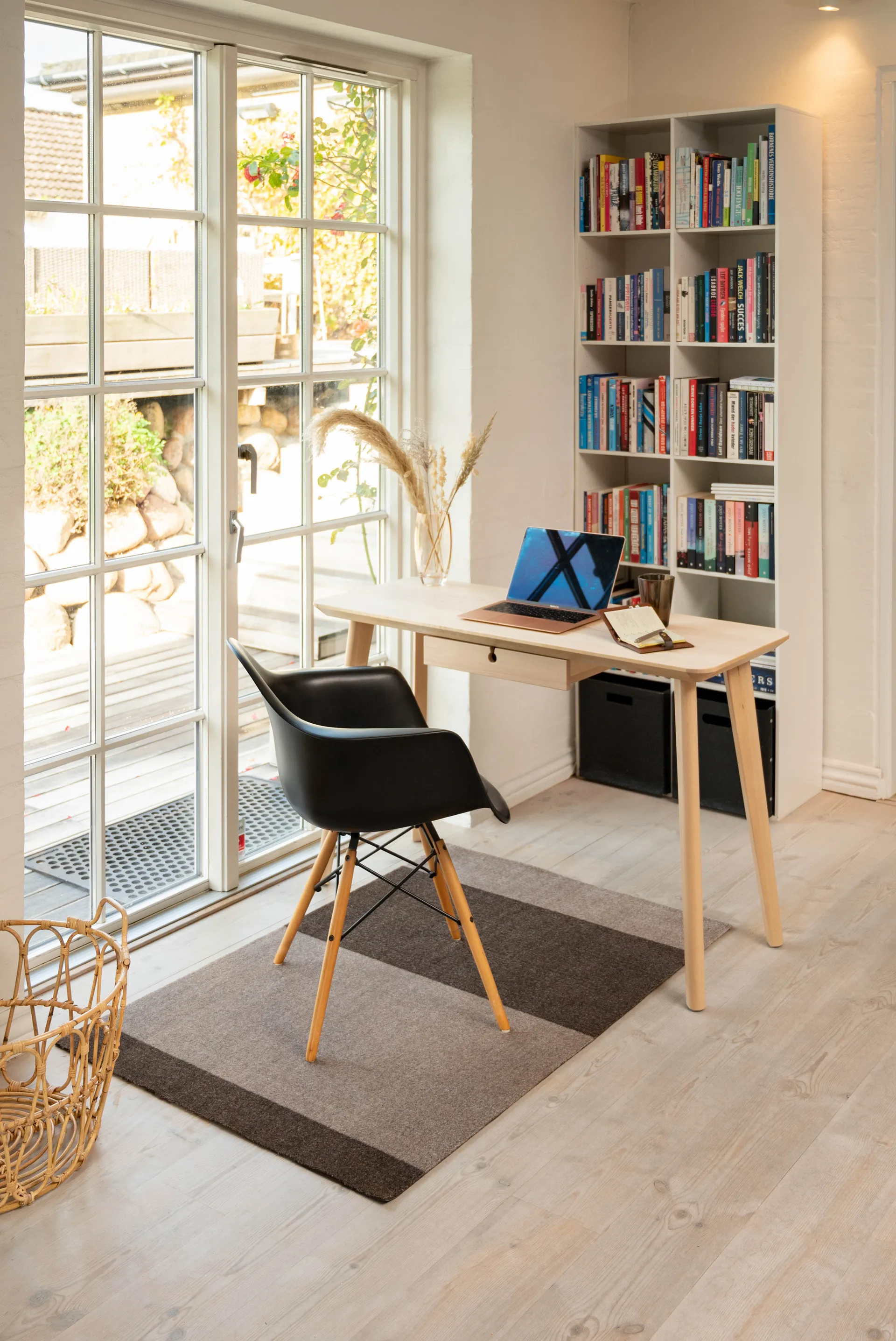 Stripes Alfombra horizontal, Sand-brown, 90x130 cm tica copenhagen