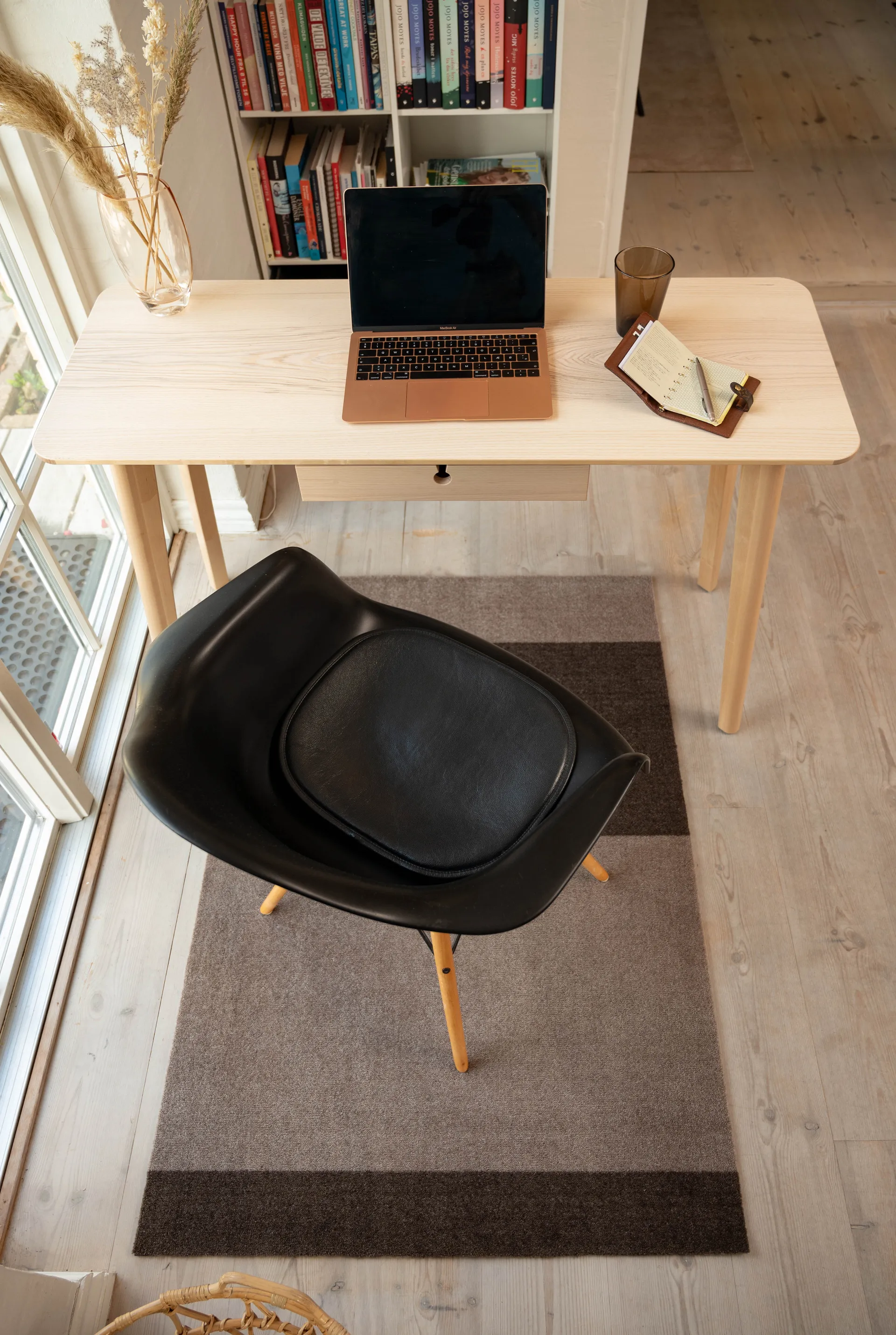 Stripes Alfombra horizontal, Sand-brown, 90x130 cm tica copenhagen