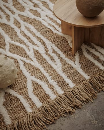 Alfombra de jute Wahl 170x240 cm - Brown-offwhite - Tinted
