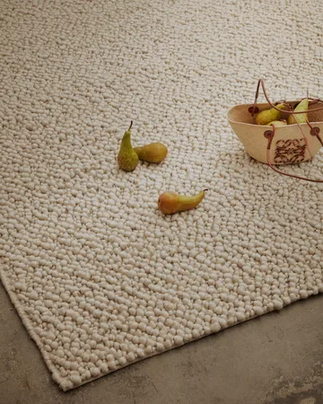 Alfombra de lana Andersdotter 250x350 cm - Beige-off white - Tinted