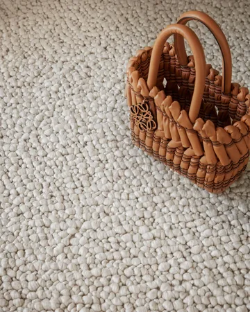 Alfombra de lana Andersdotter - Beige-off white, 300x400 cm - Tinted