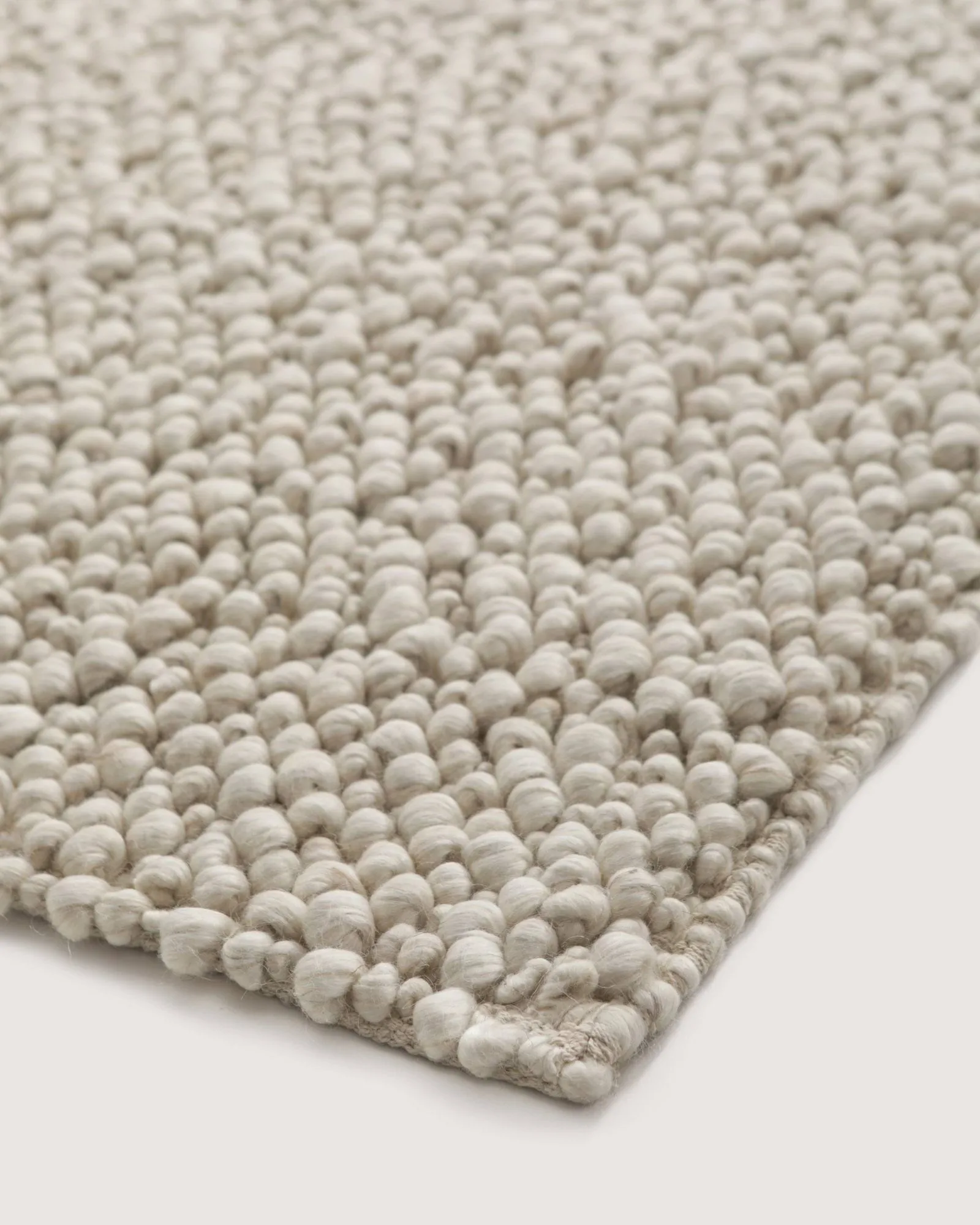 Alfombra de lana Andersdotter, Beige-off white, 300x400 cm Tinted