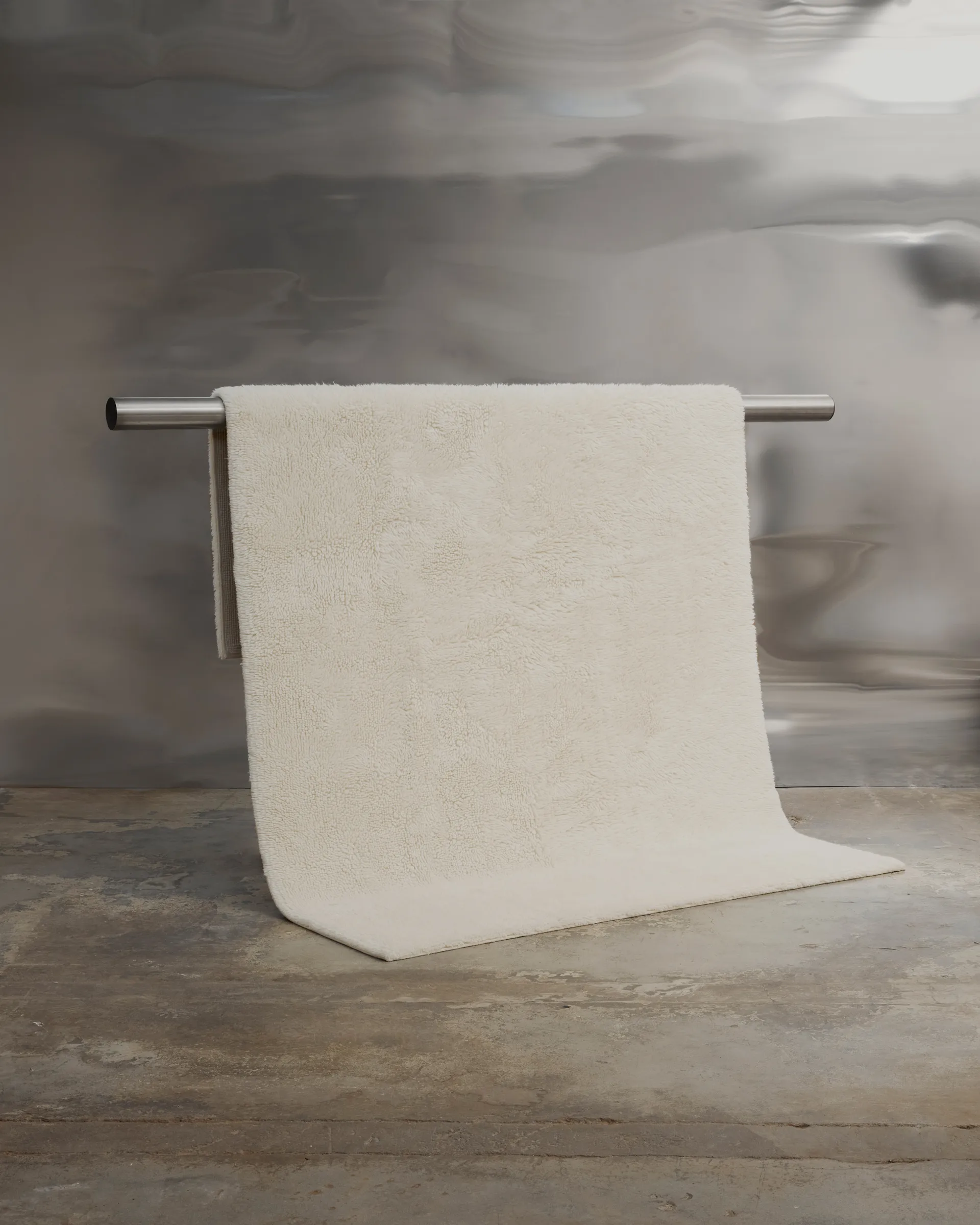 Alfombra de lana Bergius 200x300 cm, Offwhite Tinted