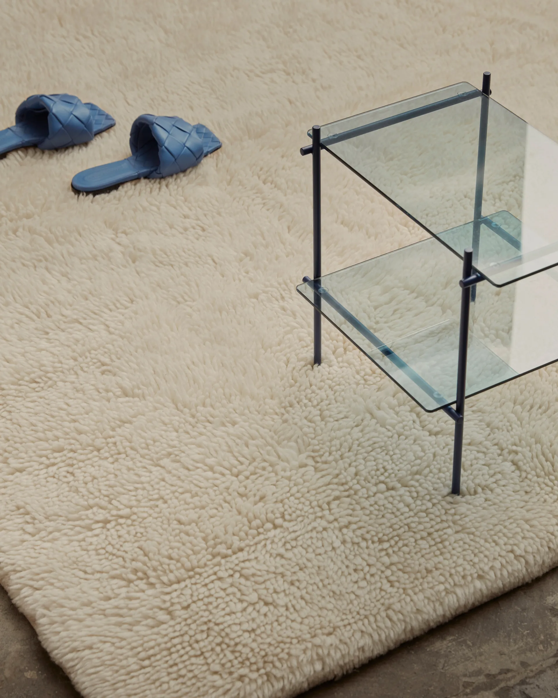 Alfombra de lana Bergius 250x350 cm, Offwhite Tinted