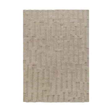 Alfombra de lana Bielke 160x230 cm - Beige-melange - Tinted