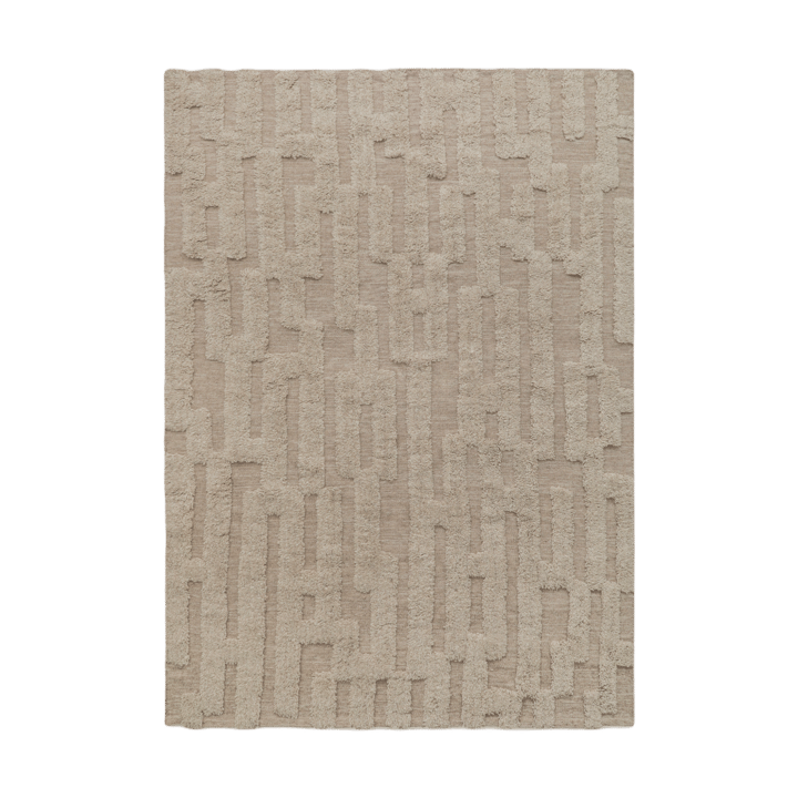 Alfombra de lana Bielke 160x230 cm - Beige-melange - Tinted