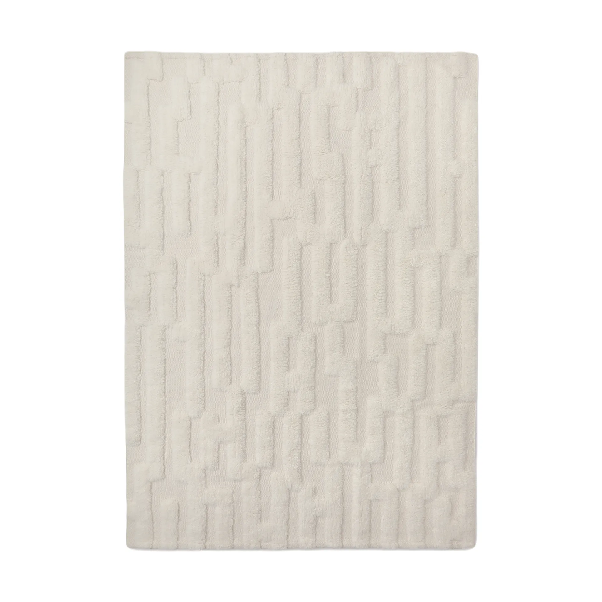Alfombra de lana Bielke 160x230 cm, Offwhite Tinted