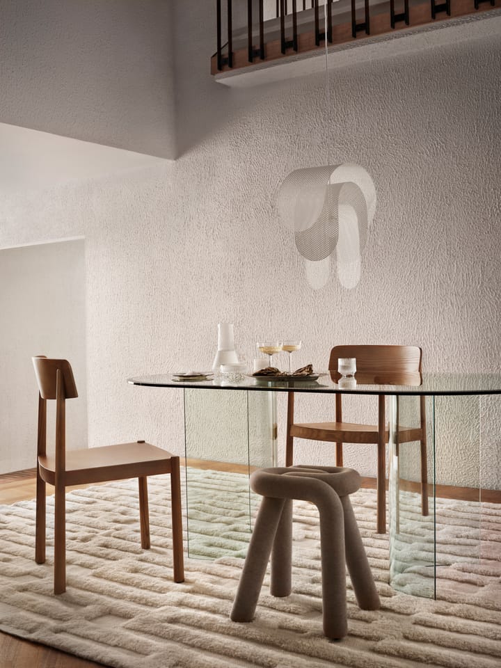 Alfombra de lana Bielke 160x230 cm, Offwhite Tinted