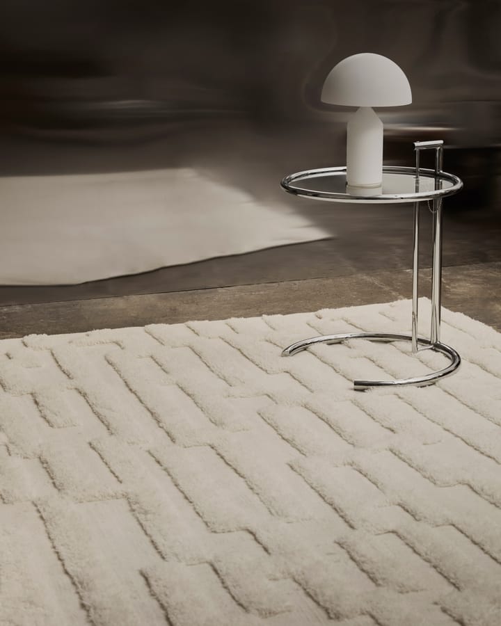 Alfombra de lana Bielke 160x230 cm, Offwhite Tinted
