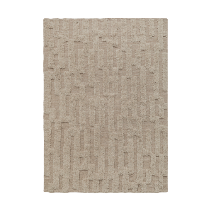 Alfombra de lana Bielke 190x290 cm - Beige-melange - Tinted