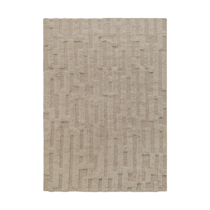 Alfombra de lana Bielke 200x300 cm - Beige-melange - Tinted