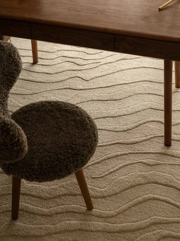 Alfombra de lana Duvell - Beige, 250x350 cm - Tinted