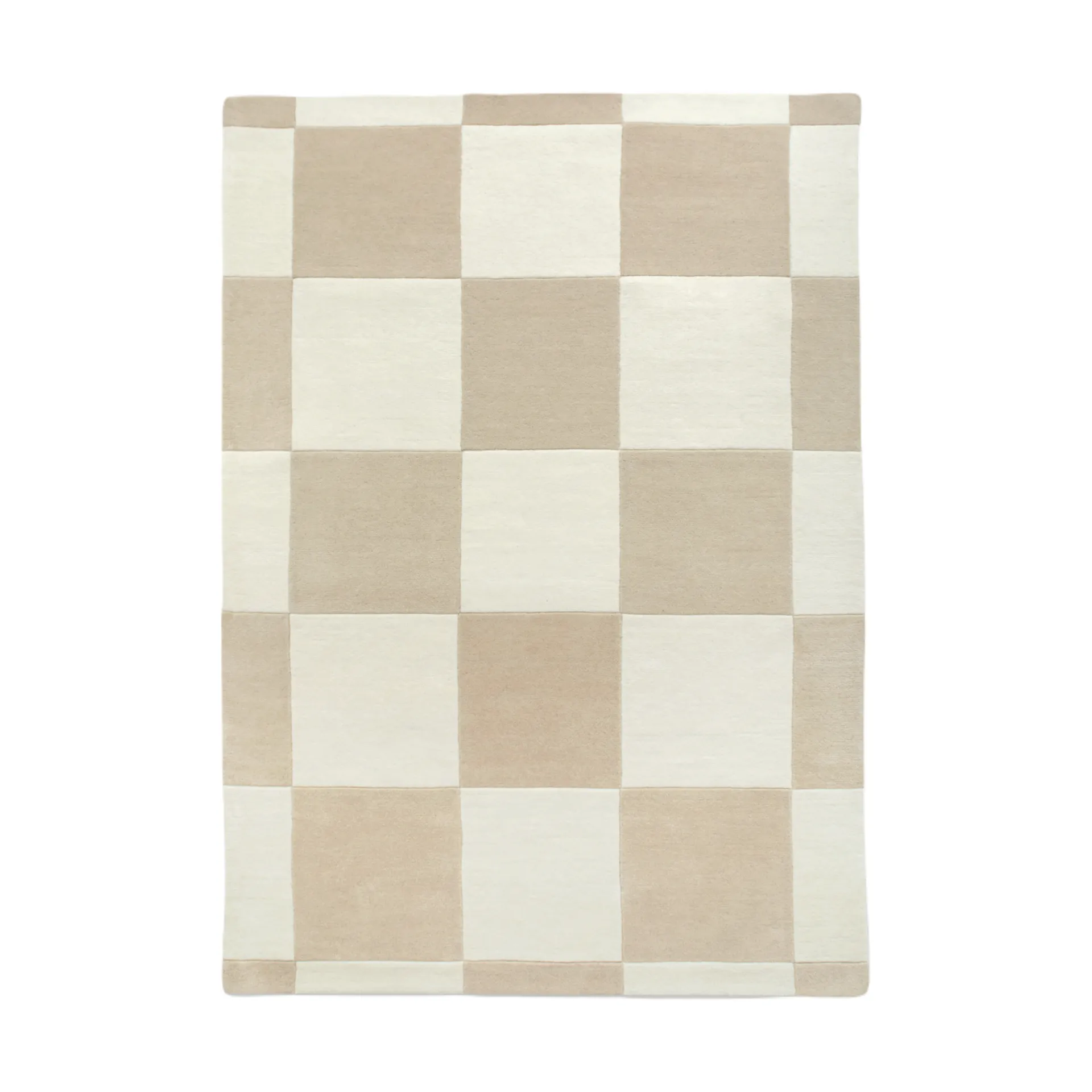 Alfombra de lana Hafstrom 170x240 cm, Beige-white Tinted