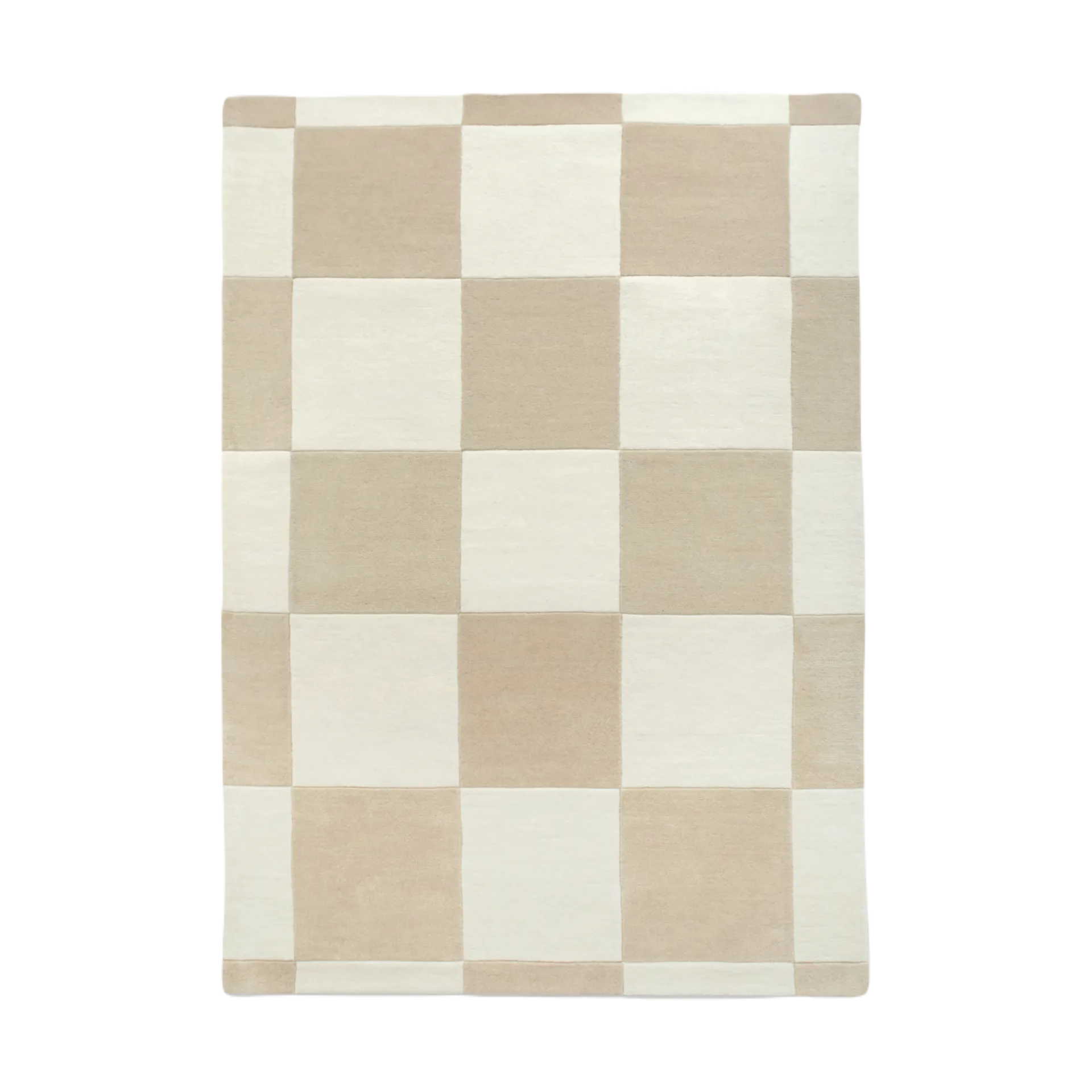 Alfombra de lana Hafstrom 200x300 cm, Beige-white Tinted