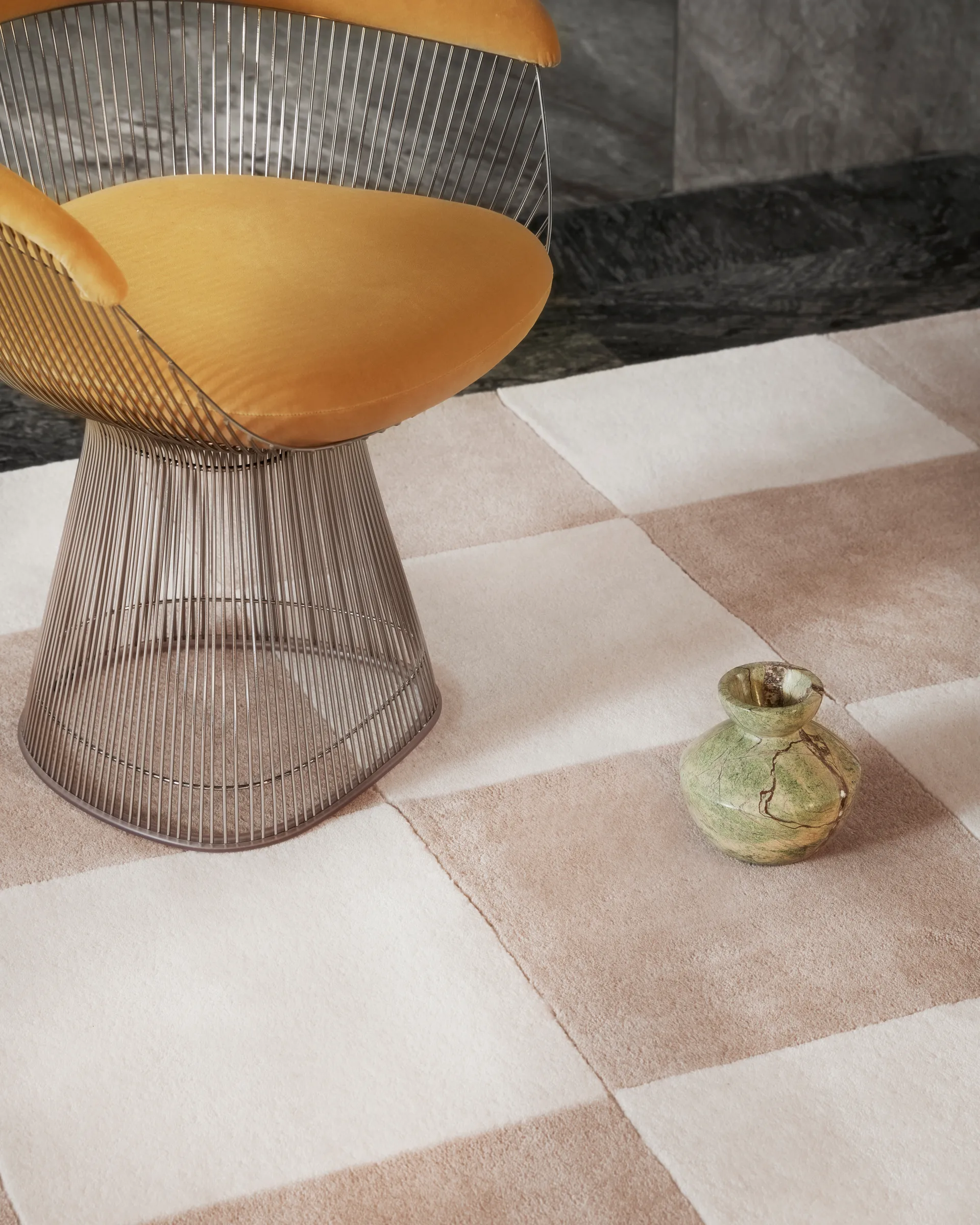 Alfombra de lana Hafstrom 200x300 cm, Beige-white Tinted