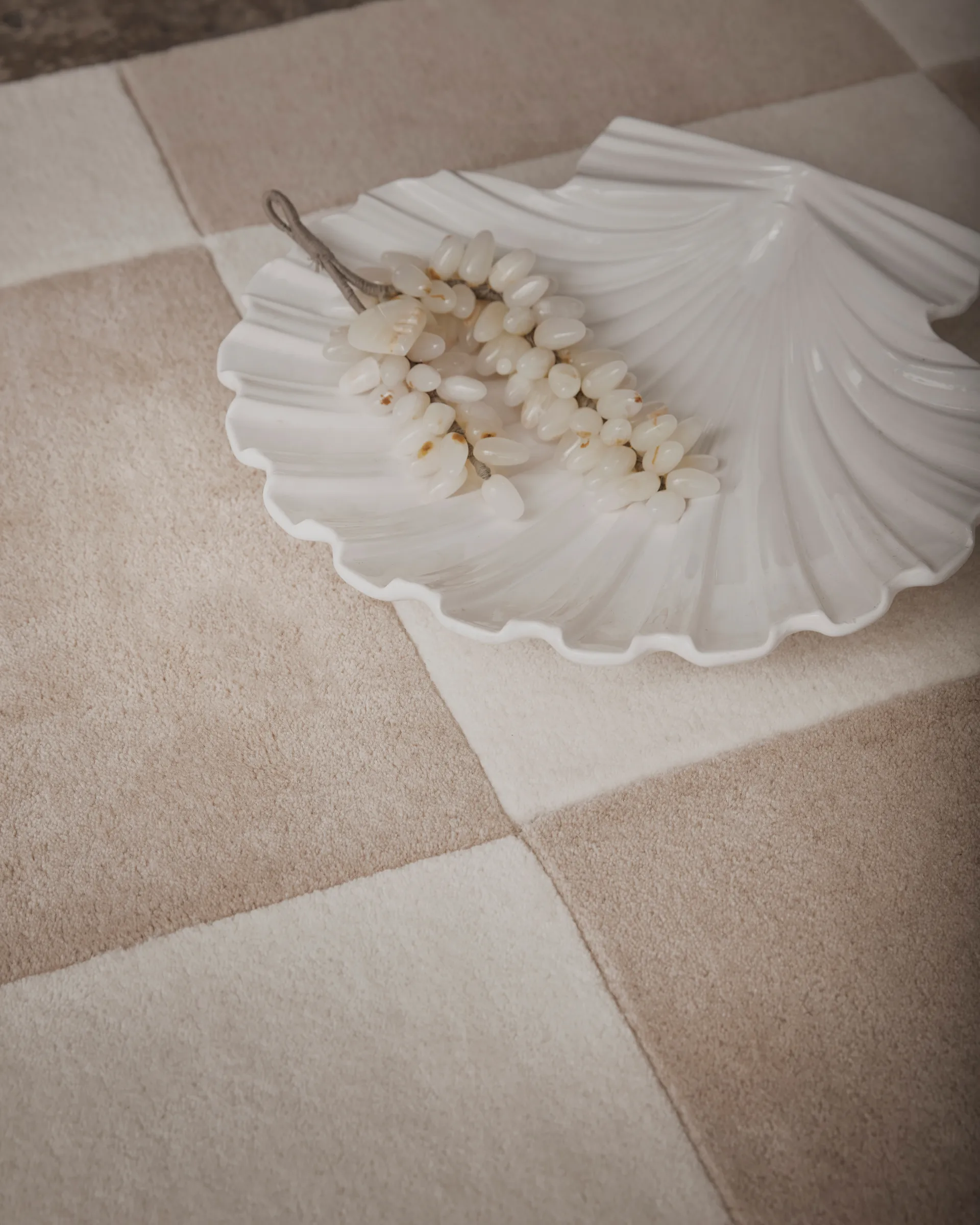 Alfombra de lana Hafstrom 300x400 cm, Beige-white Tinted