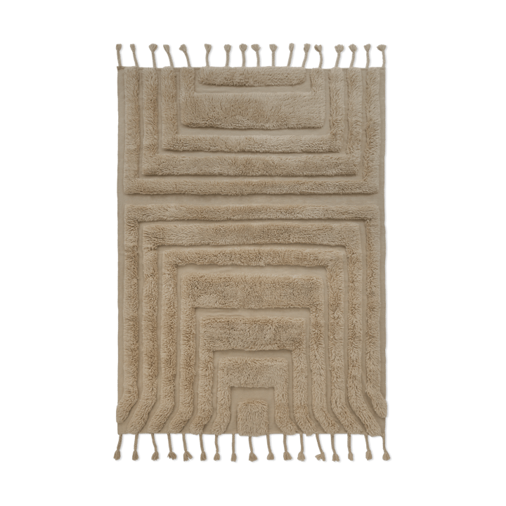 Alfombra de lana Kask 170x240 cm - Beige - Tinted