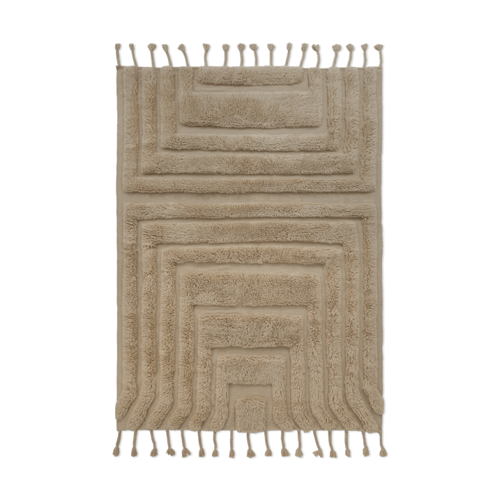 Alfombra de lana Kask 170x240 cm - Beige - Tinted
