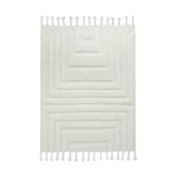 Alfombra de lana Kask 170x240 cm - Offwhite - Tinted