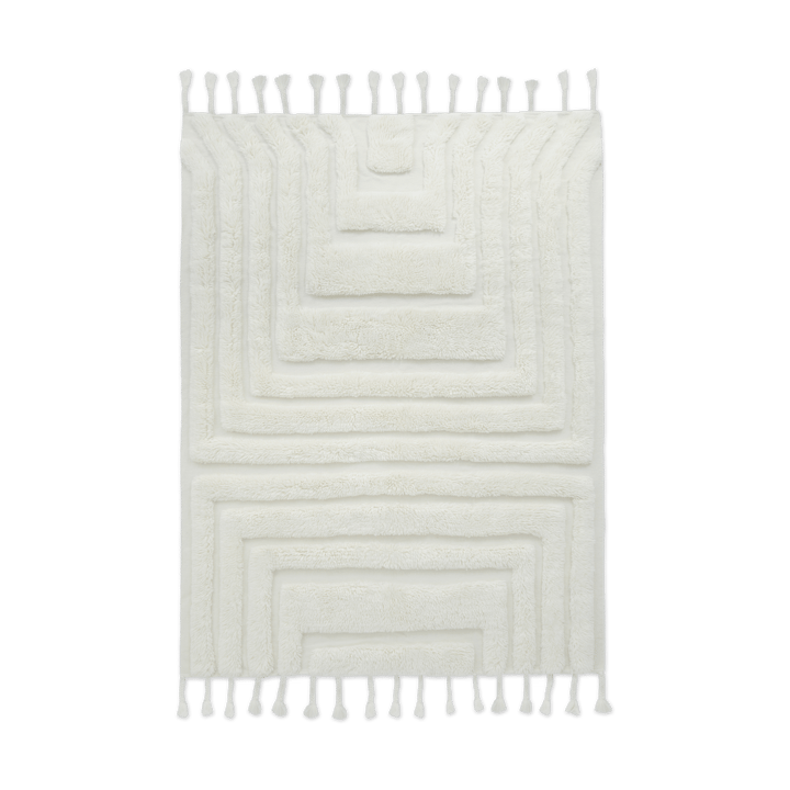 Alfombra de lana Kask 200x300 cm - Offwhite - Tinted