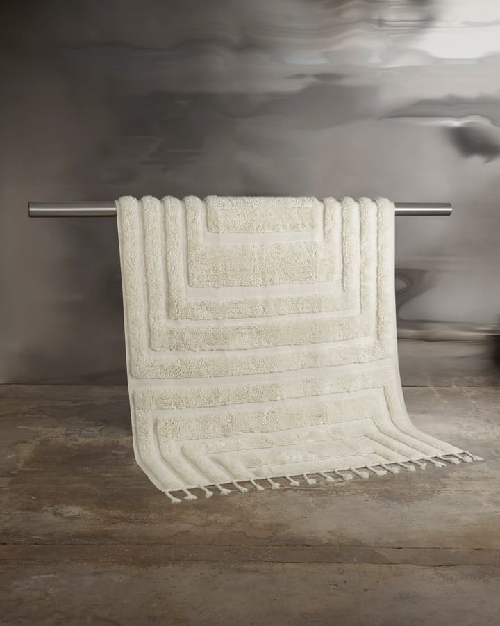 Alfombra de lana Kask 250x350 cm, Offwhite Tinted