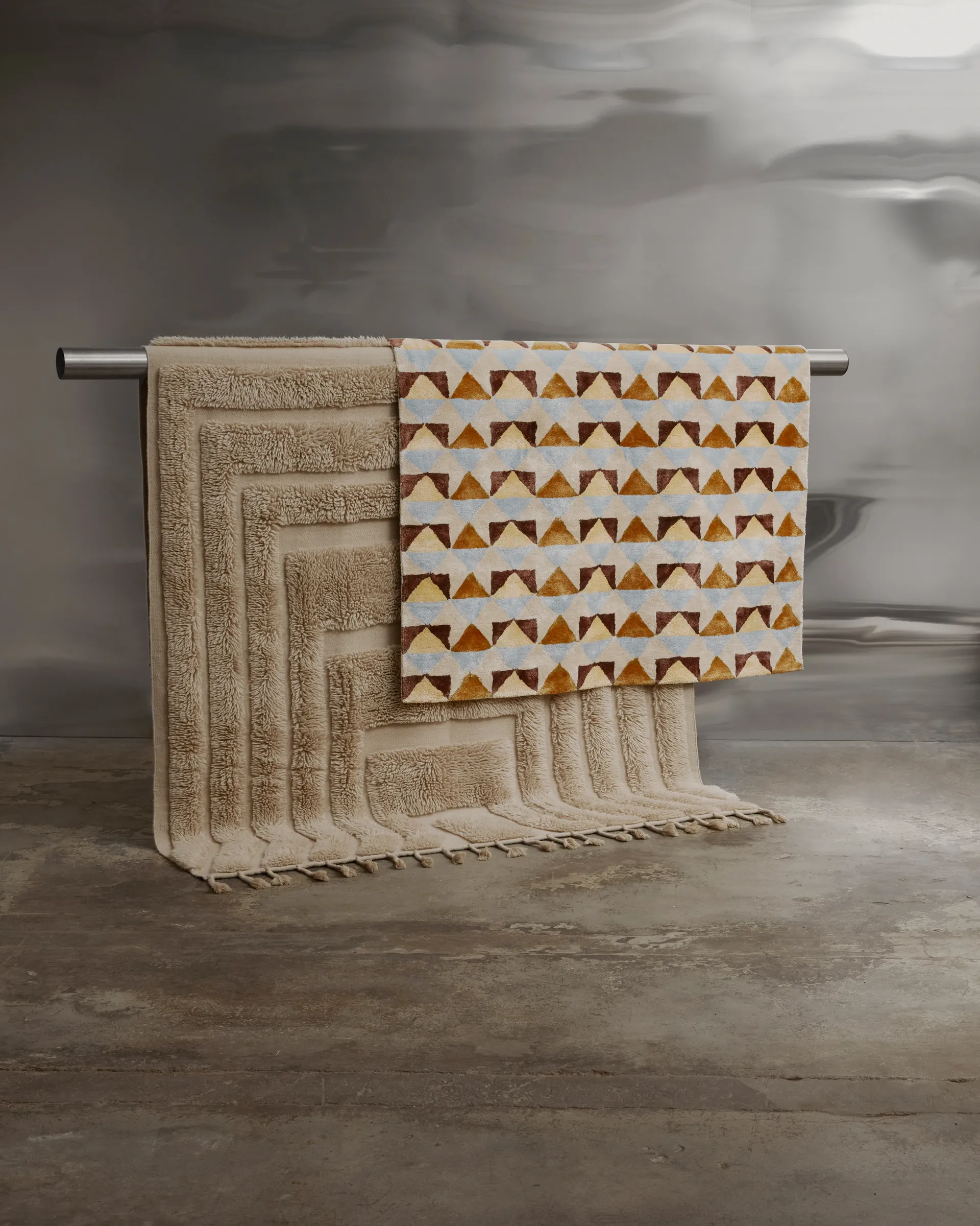 Alfombra de lana Kask 300x400 cm, Beige Tinted