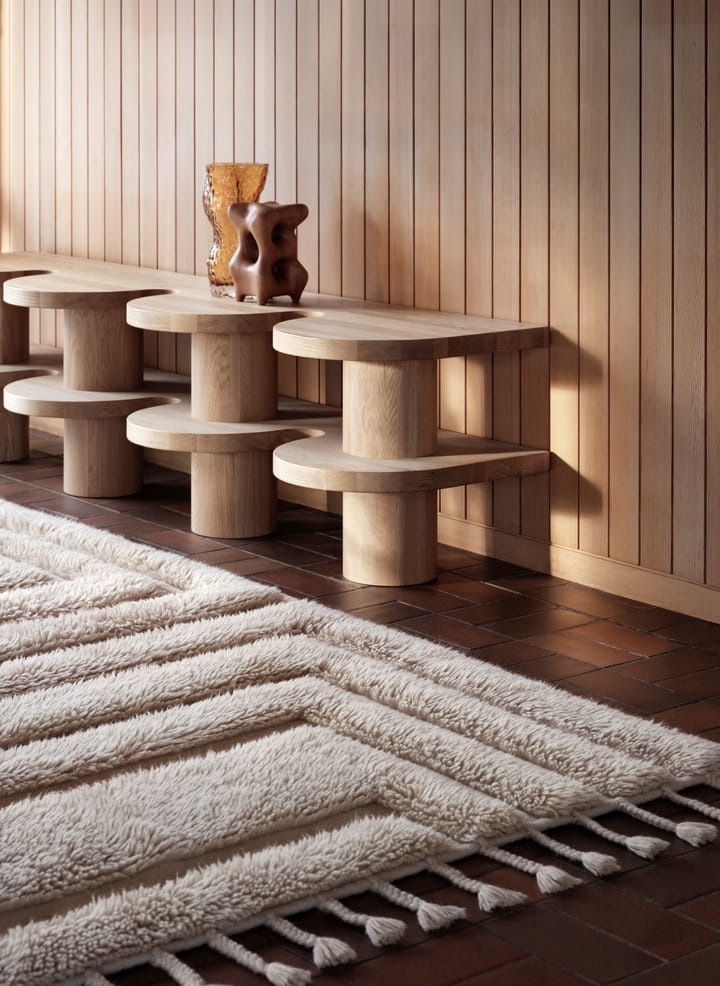 Alfombra de lana Kask 300x400 cm, Beige Tinted