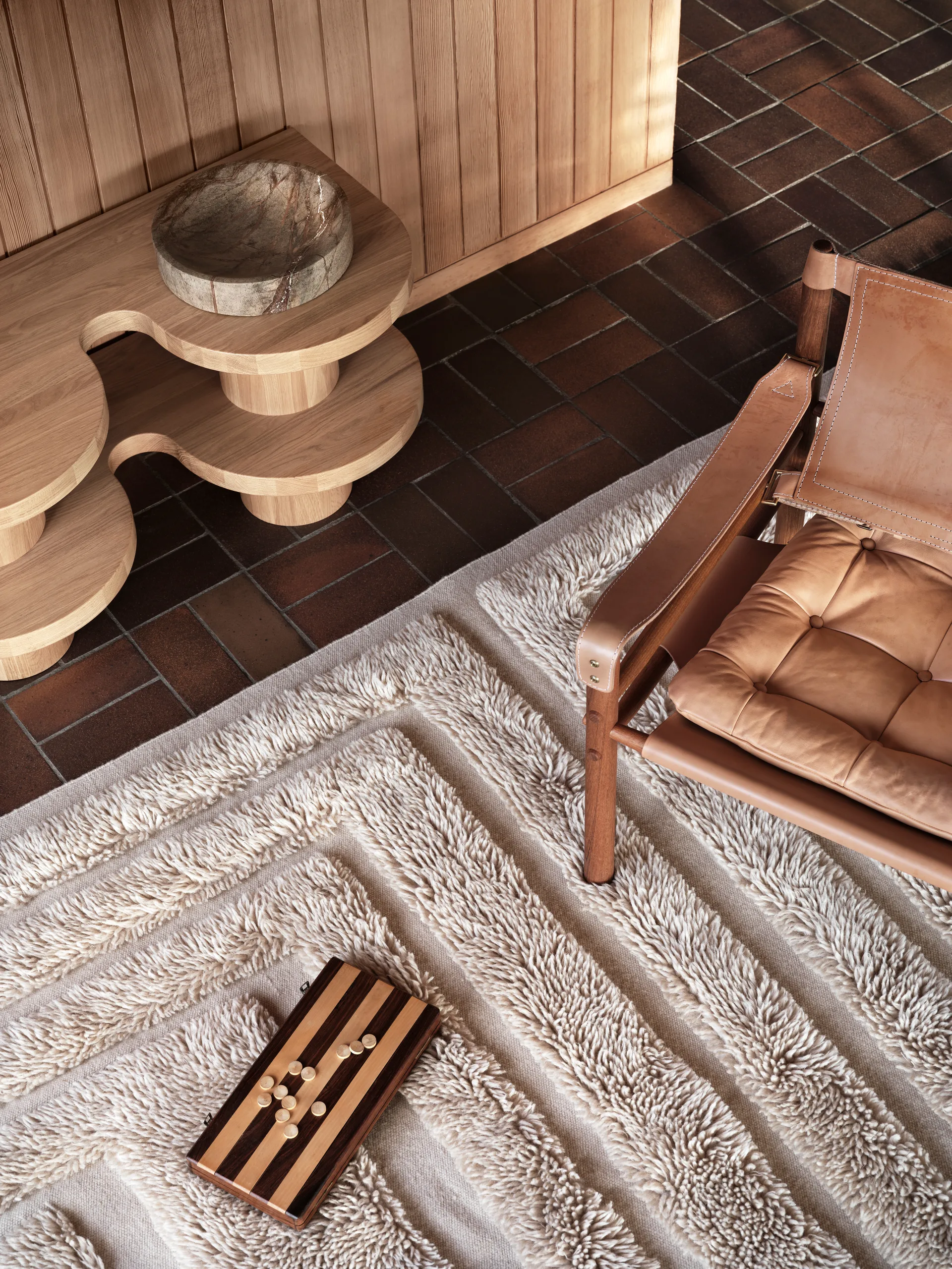 Alfombra de lana Kask 300x400 cm, Beige Tinted