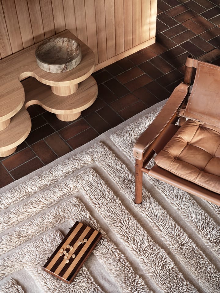 Alfombra de lana Kask 300x400 cm, Beige Tinted