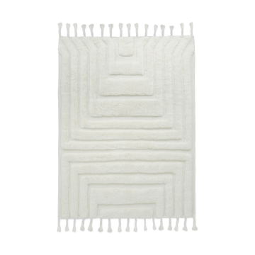 Alfombra de lana Kask 300x400 cm - Offwhite - Tinted