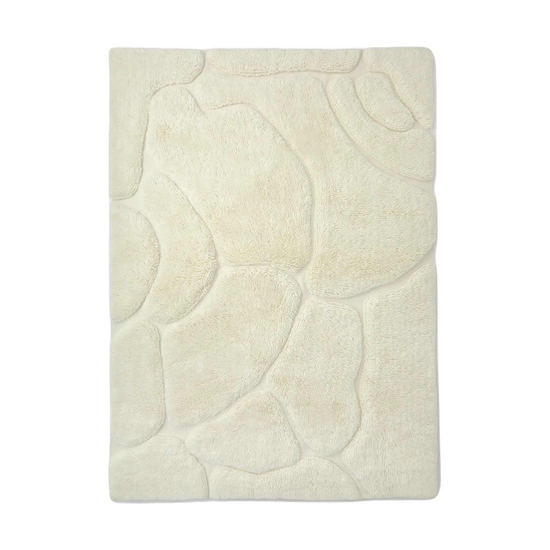 Alfombra de lana Kullin 200x300 cm, Offwhite Tinted