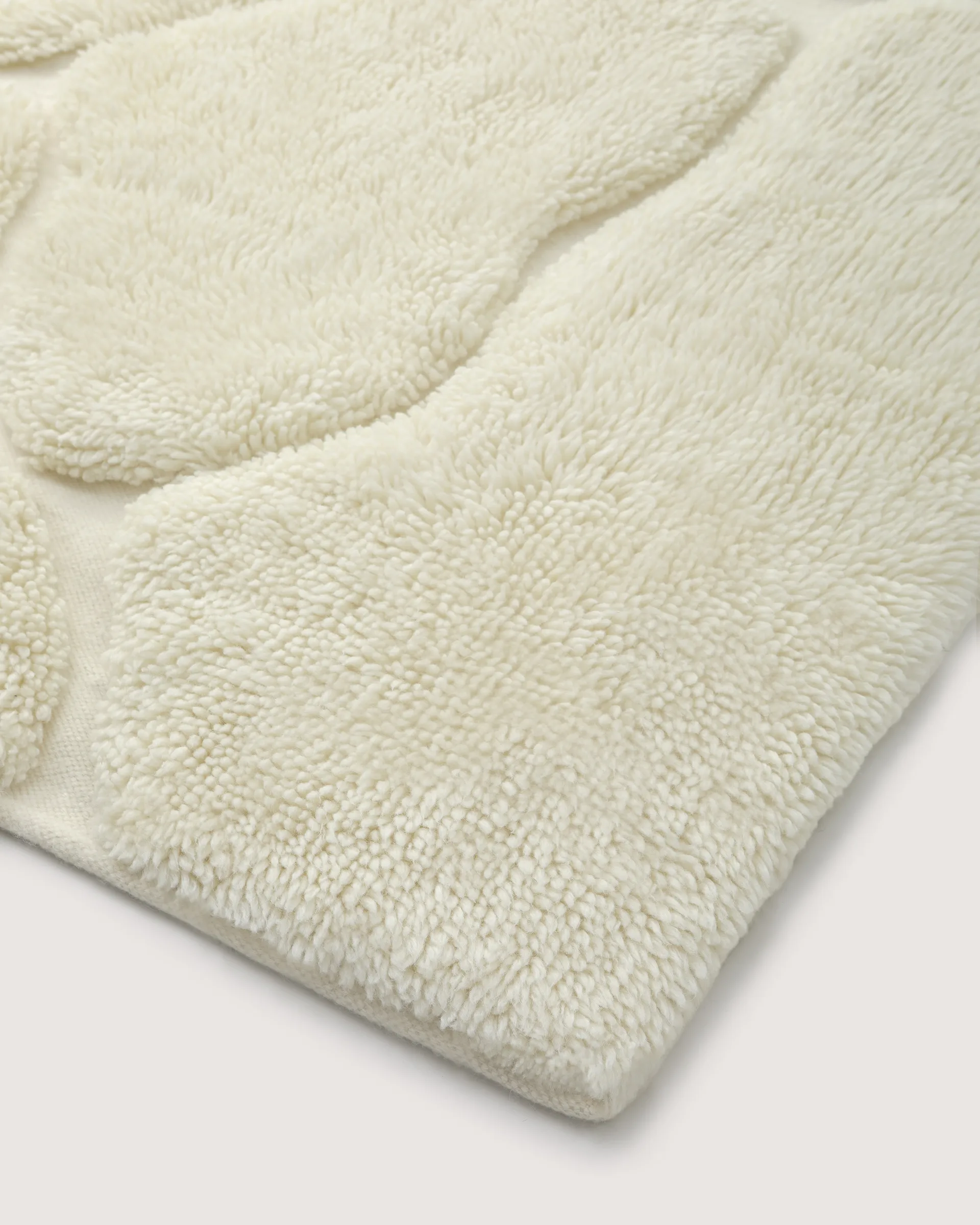 Alfombra de lana Kullin 200x300 cm, Offwhite Tinted