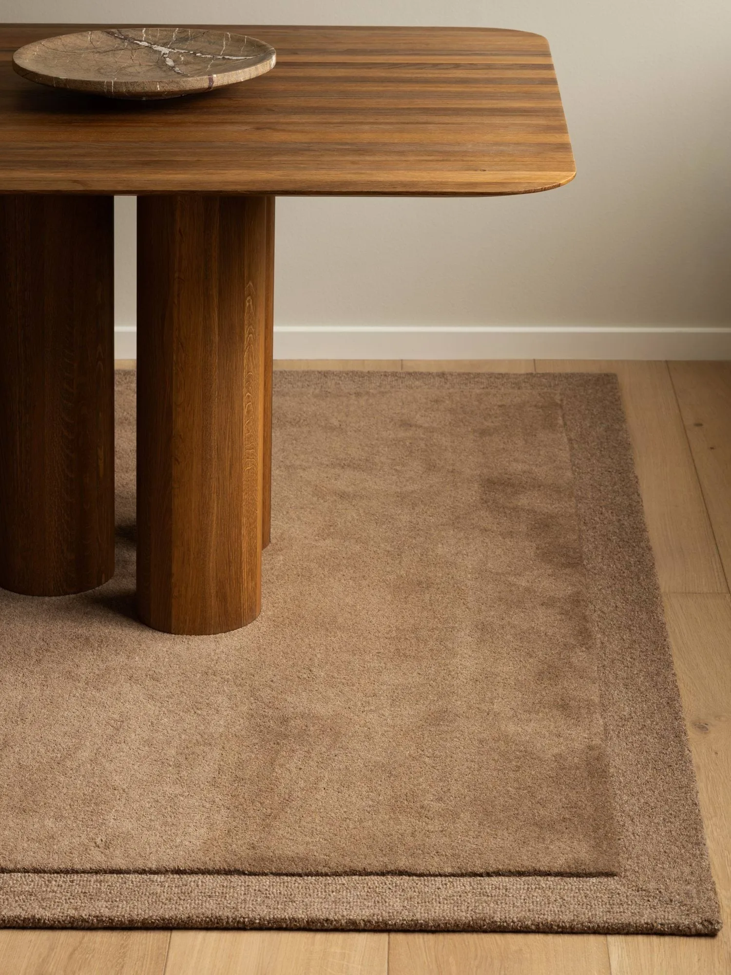 Alfombra de lana Louis, Beige brown, 250x350 cm Tinted