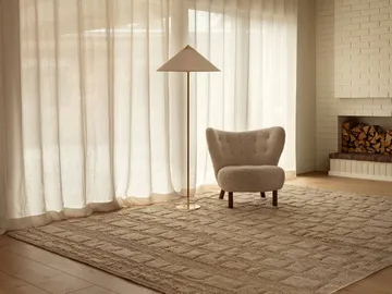 Alfombra de lana Lydahl - Beige, 250x350 cm - Tinted