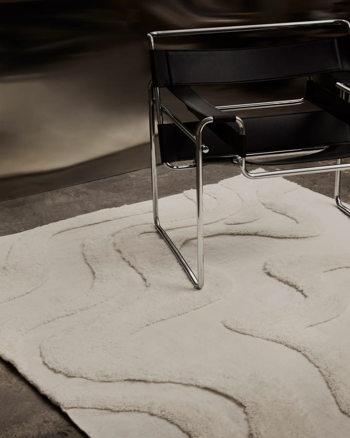 Alfombra de lana Norlander 180x240 cm, Offwhite Tinted