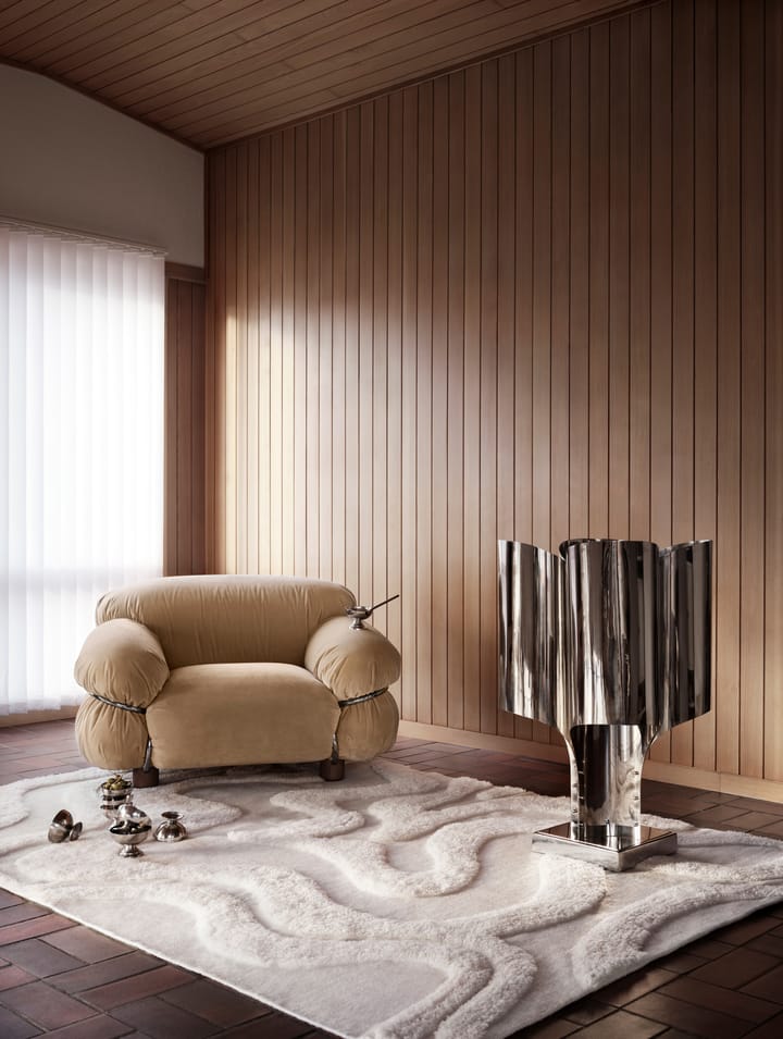 Alfombra de lana Norlander 180x240 cm, Offwhite Tinted