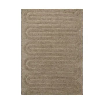 Alfombra de lana Riklund 190x290 cm - Beige-melange - Tinted