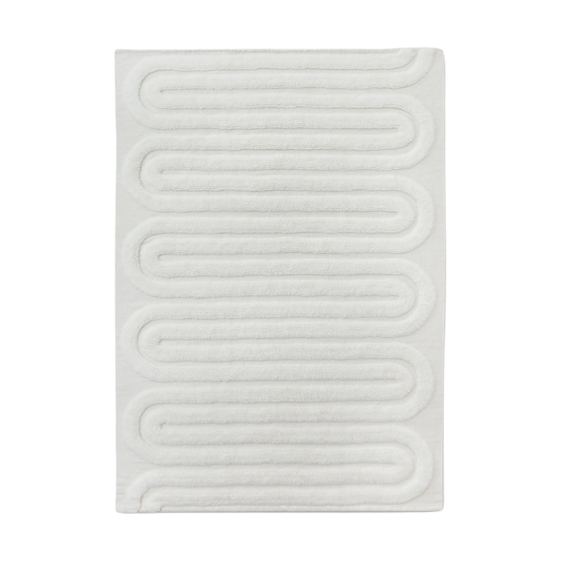 Alfombra de lana Riklund 190x290 cm, Offwhite Tinted