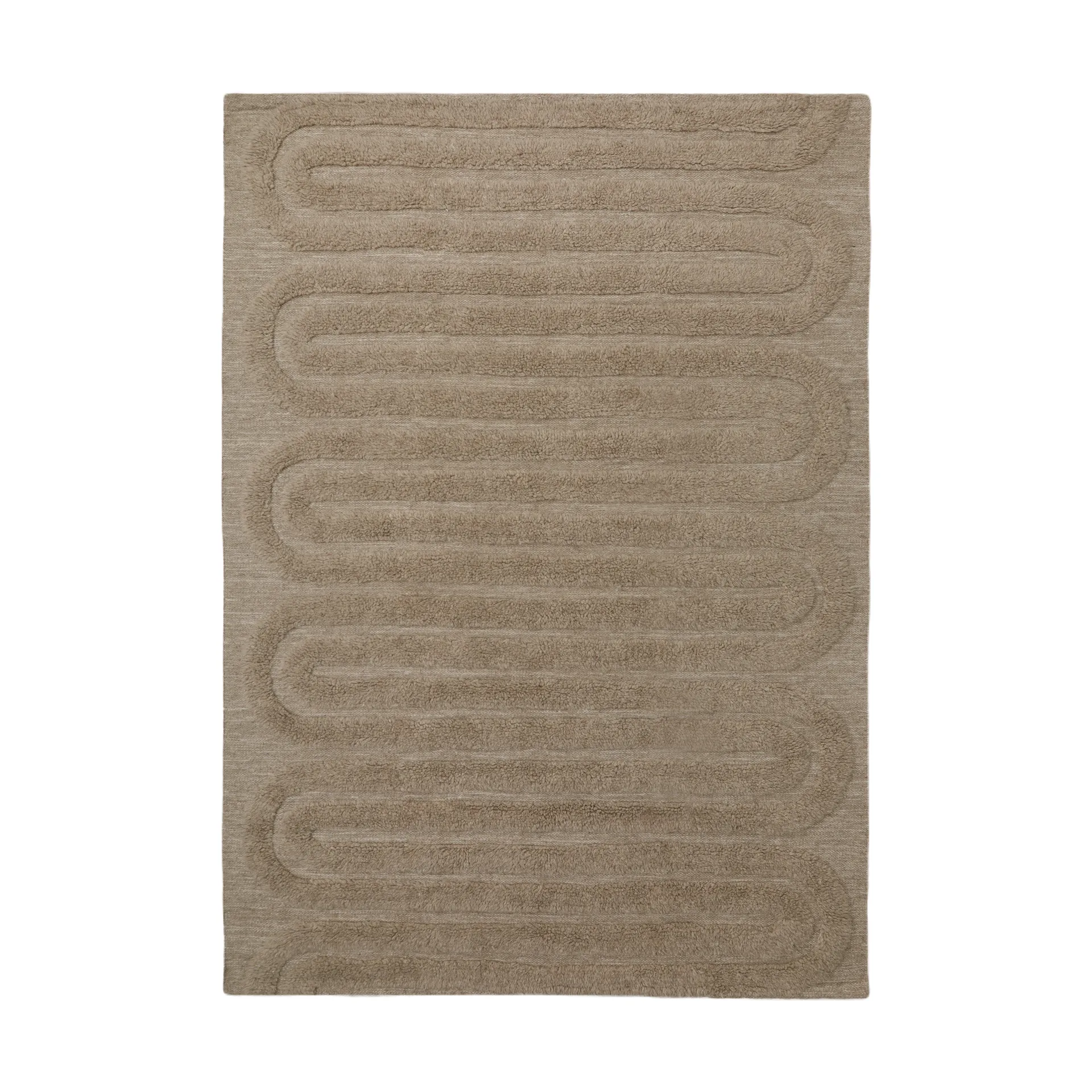 Alfombra de lana Riklund 280x380 cm, Beige-melange Tinted