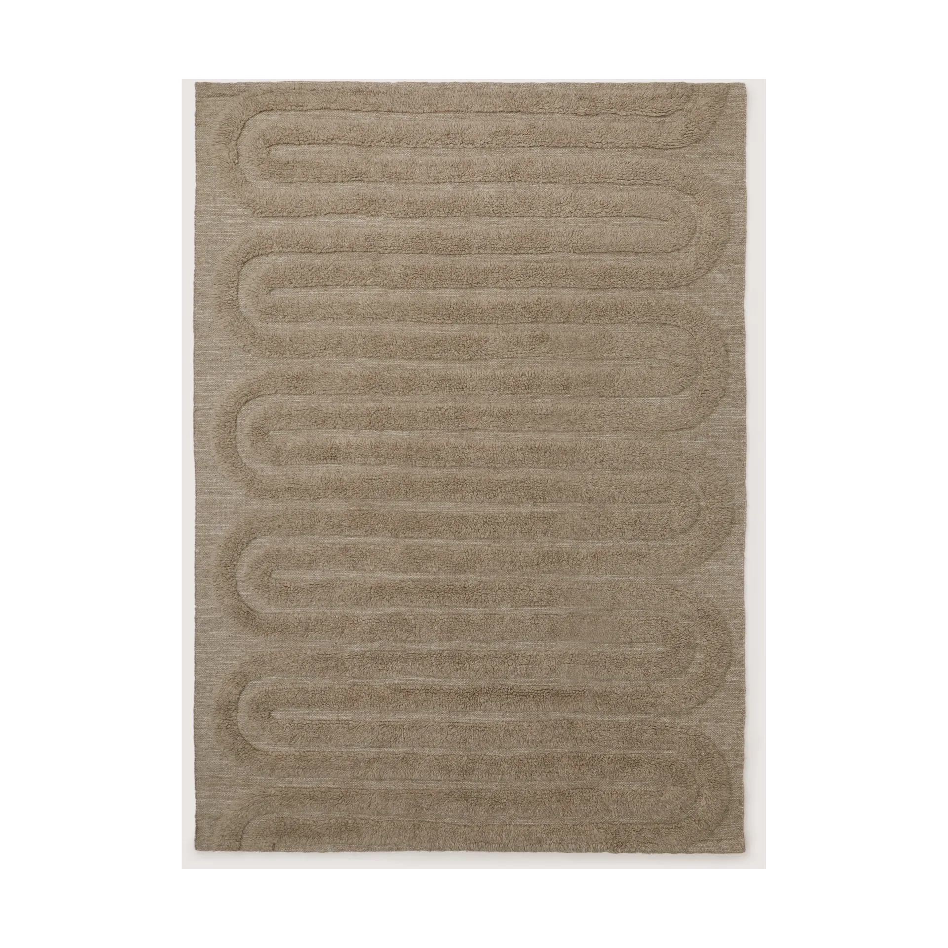 Alfombra de lana Riklund, Beige-melange, 250x350 cm Tinted